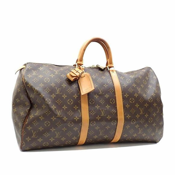 LOUIS VUITTON Brown Monogram Boston Bag - Picture 1 of 10